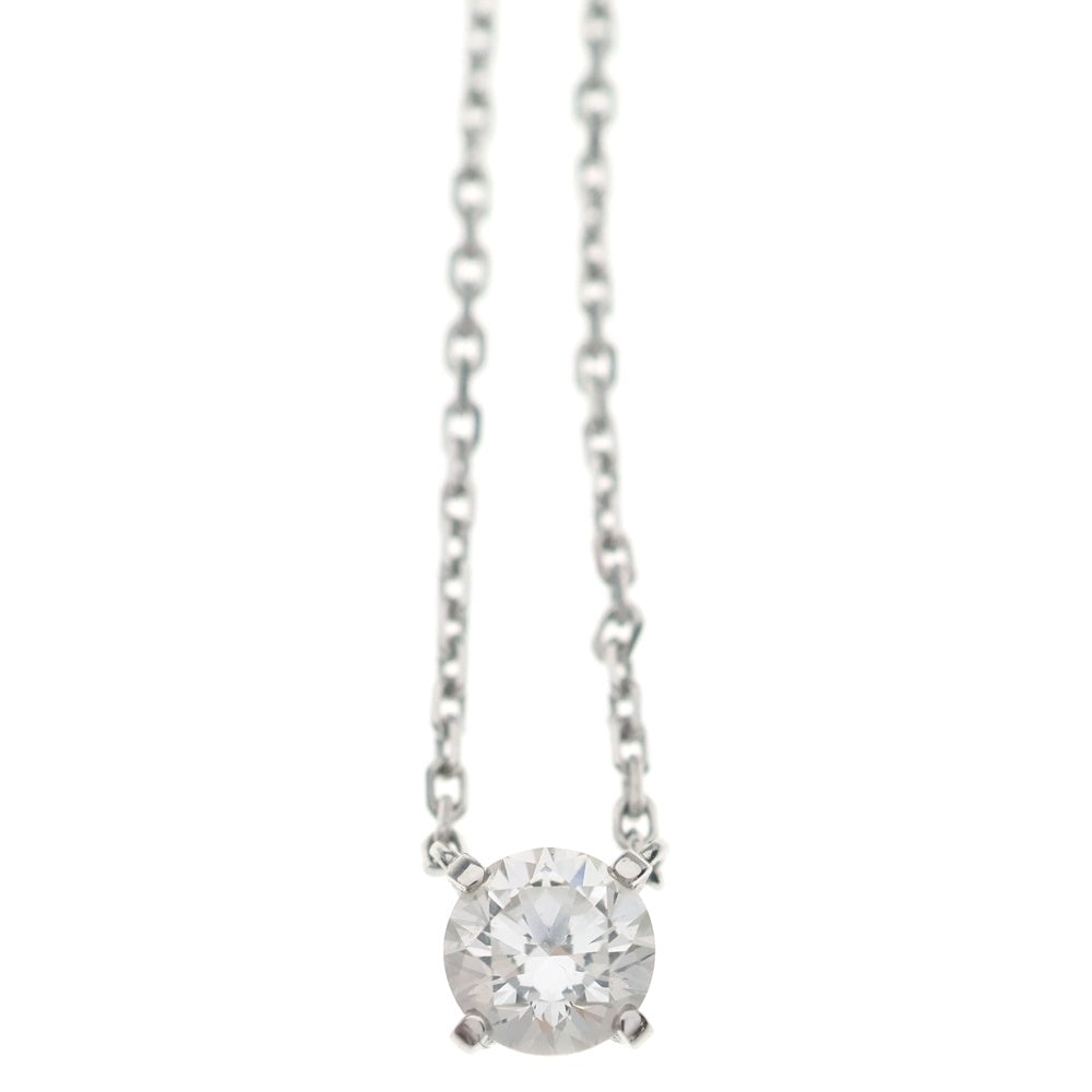 Cartier(カルティエ) 1895 ソリテール ダイヤ ネックレス ペンダント チェーン ホワイトゴールド 750WG レディース