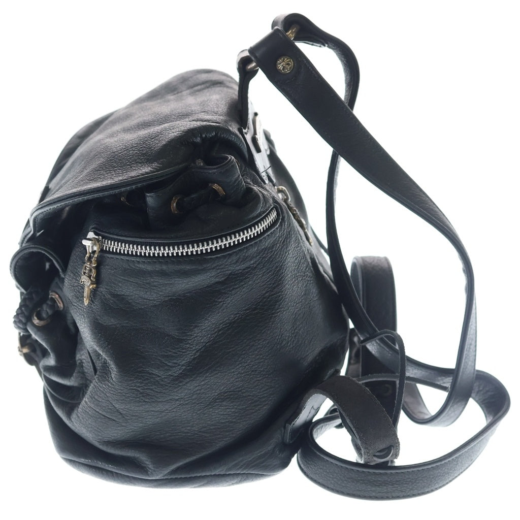 CHROME HEARTS(クロムハーツ) FLERKNEE MINI BACKPACK フレアニー ダガージップ レザー ミニ バックパック リュックサック ブラック