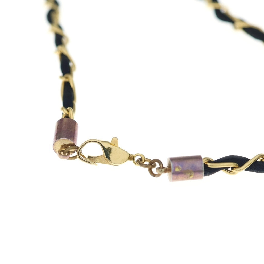 CHANEL(シャネル) パフュームボトル チェーンネックレス ペンダント チェーン ゴールド×ブラック GP レディース