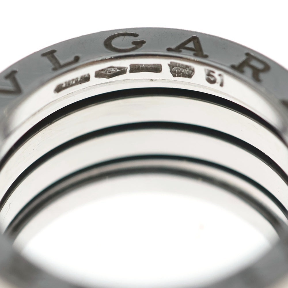BVLGARI(ブルガリ) ビーゼロワンリング 750WG 指輪 シルバー 12.1g