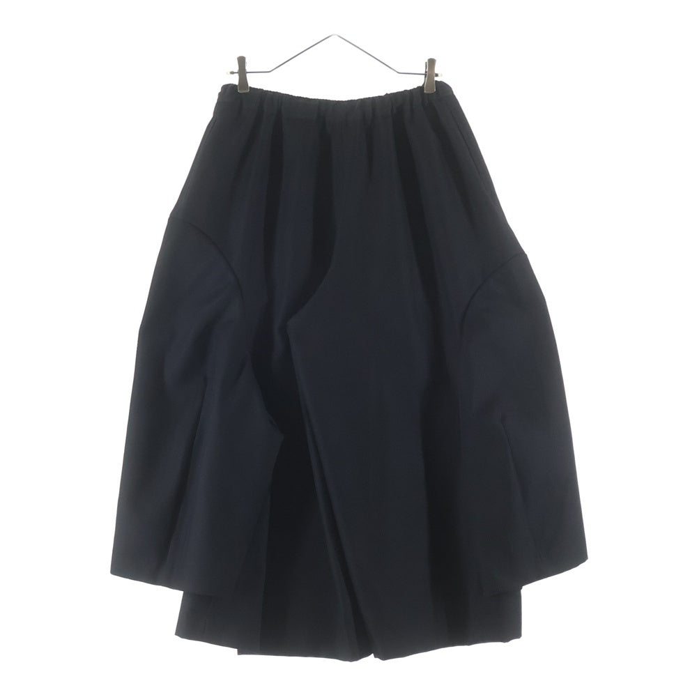 COMME des GARCONS(コムデギャルソン) 25AW AD2025 変形 4本足 イージー ワイドパンツ ブラック GP-P006