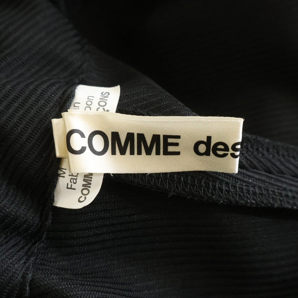 COMME des GARCONS(コムデギャルソン) 25AW AD2025 変形 4本足 イージー ワイドパンツ ブラック GP-P006