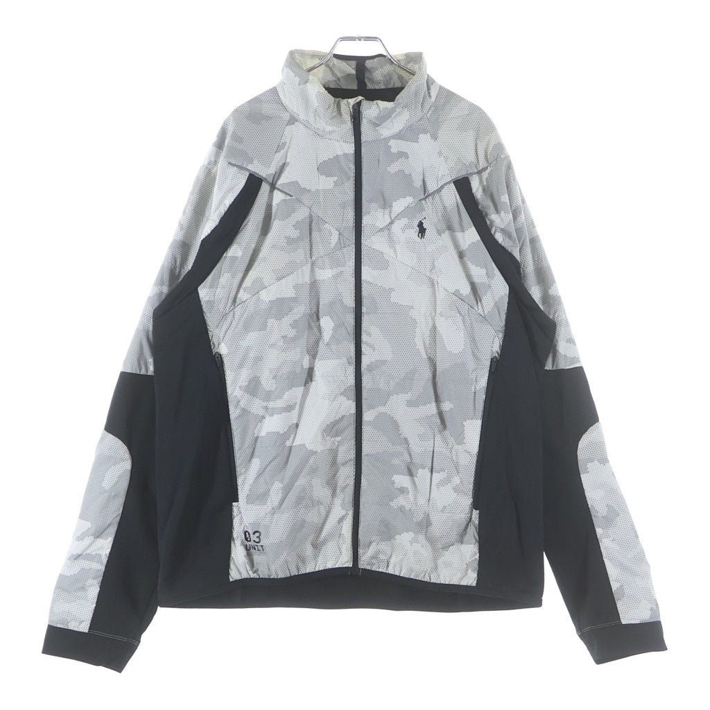 POLO RALPH LAUREN(ポロラルフローレン) 総柄プリント ジップアップジャケット グレー