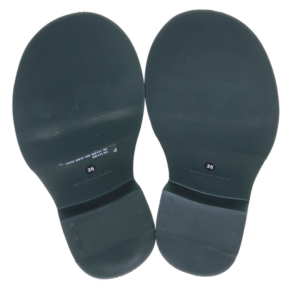 BALENCIAGA(バレンシアガ) STEROID DERBY ステロイド ダービー ラバー レースアップ ローカットシューズ グリーン レディース 770703
