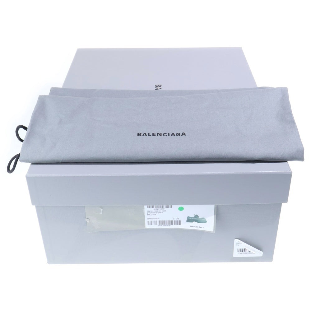 BALENCIAGA(バレンシアガ) STEROID DERBY ステロイド ダービー ラバー レースアップ ローカットシューズ グリーン レディース 770703