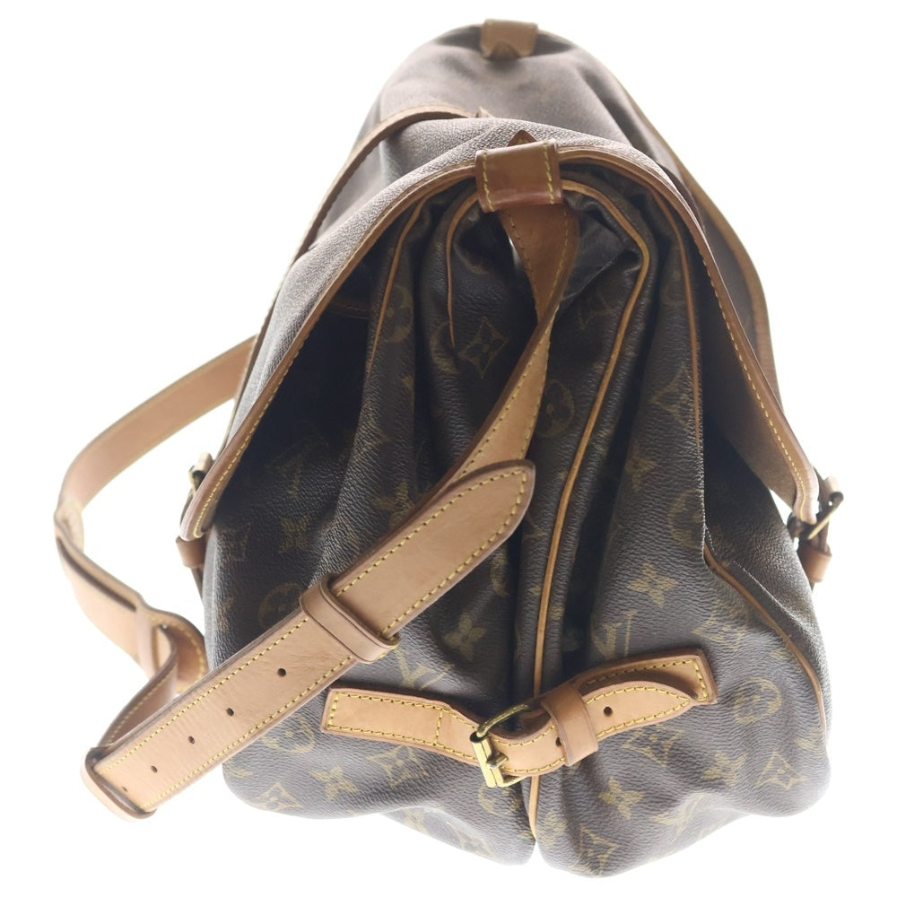 LOUIS VUITTON(ルイヴィトン) モノグラム ソミュール35 ショルダーバッグ M42254 ブラウン レディース