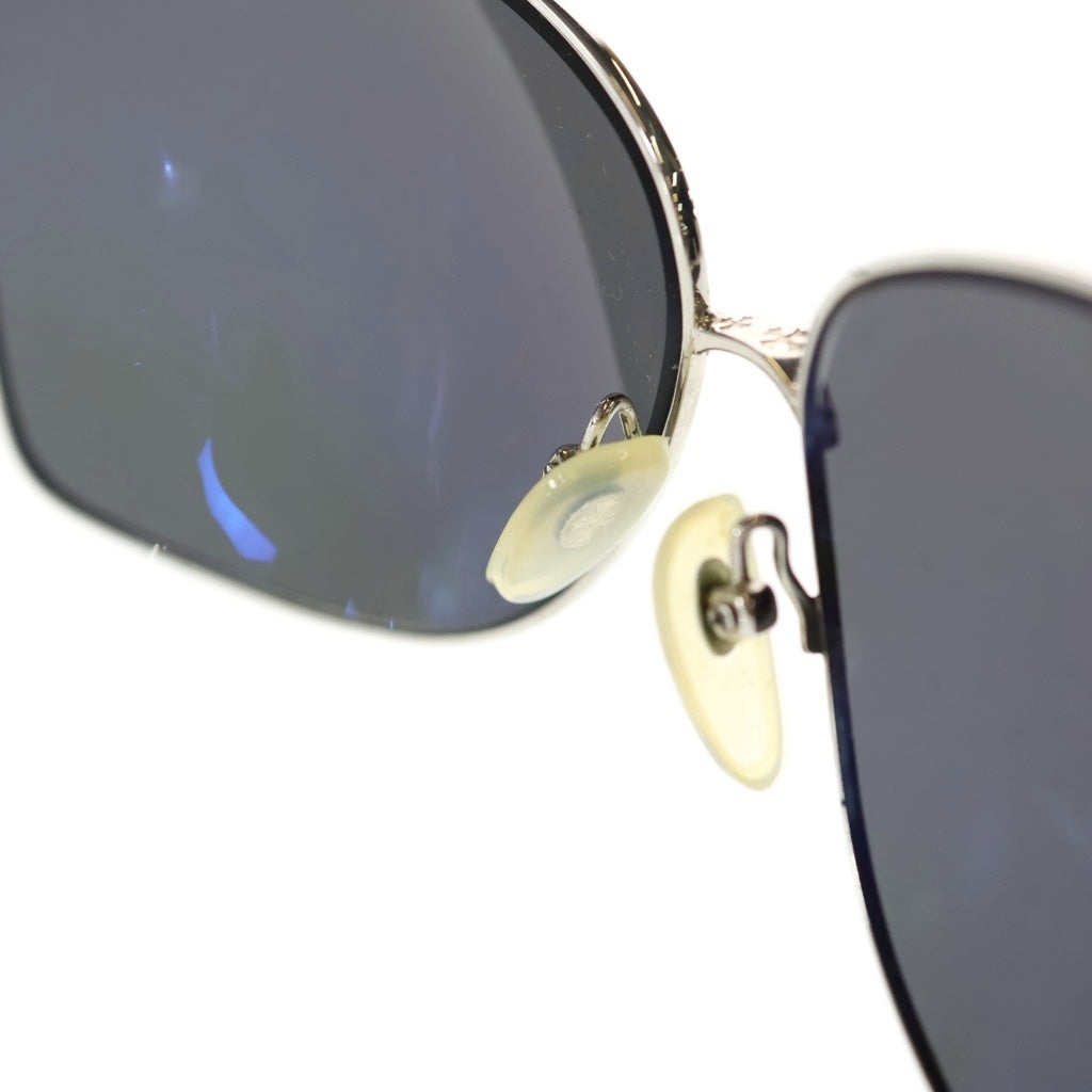CHROME HEARTS(クロムハーツ) TWINKIE トゥインキー エボニーウッドテンプル ティアドロップフレーム サングラス メガネ 眼鏡 アイウェア シルバー/ブラウン