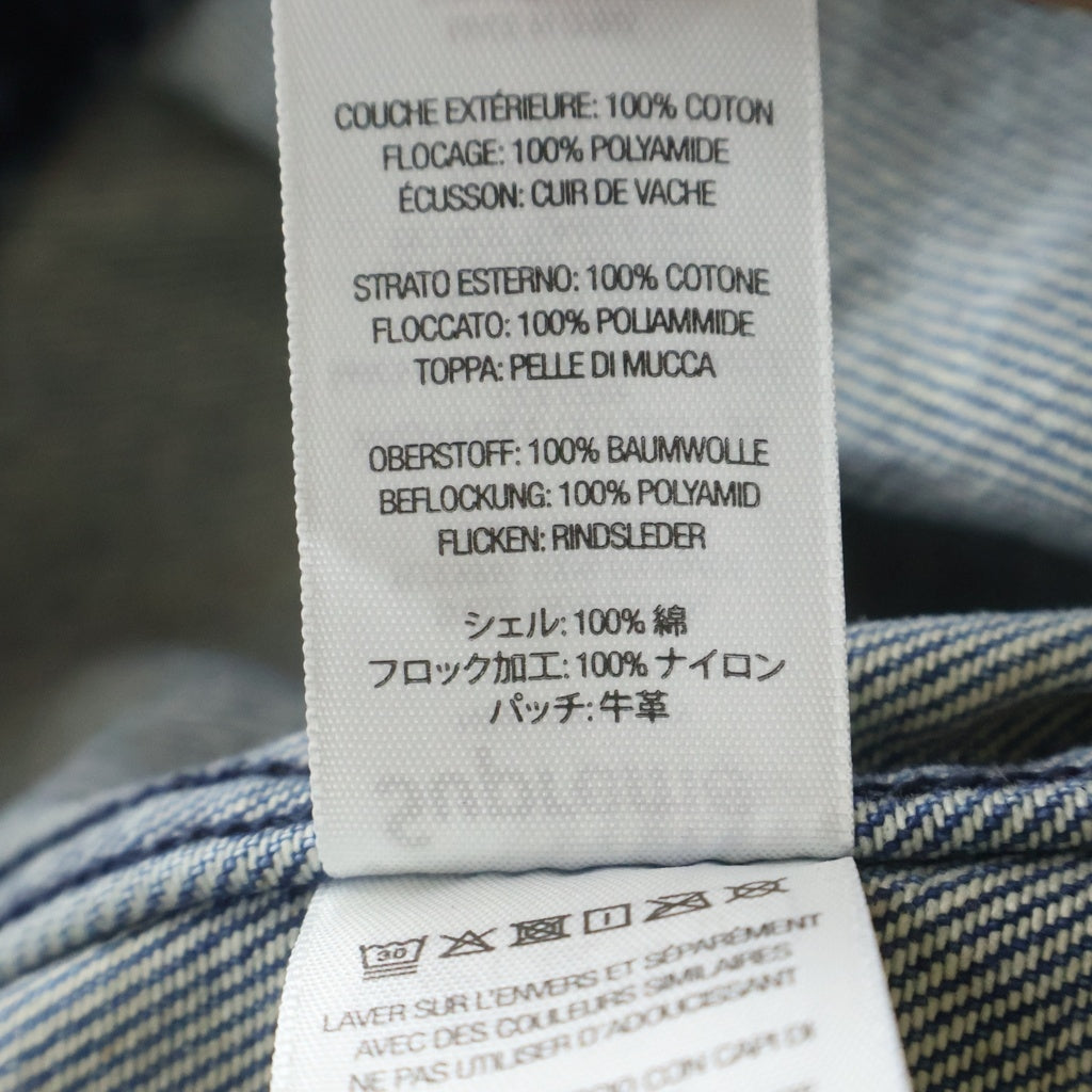 SUPREME(シュプリーム) 24FW Flocked Denim Trucker Jacket デニムジャケット インディゴブルー #S