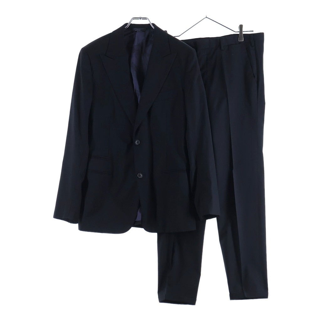 HERMES(エルメス) スーツセットアップ ピークとラペルジャケット パンツ ブラック #48