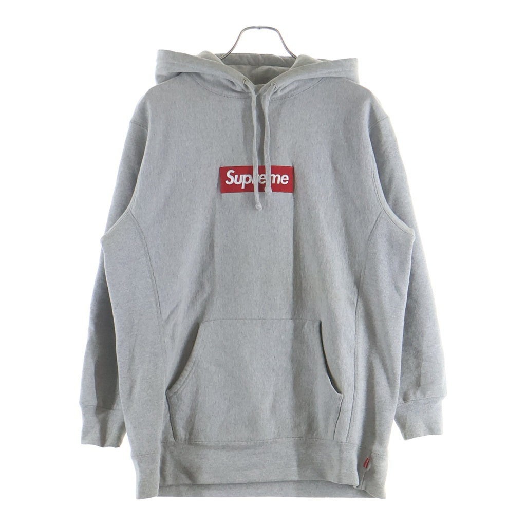 Supreme ボックスロゴ グレー パーカー SUPREME(シュプリーム) ボックスロゴ パーカー フーディー グレー #L