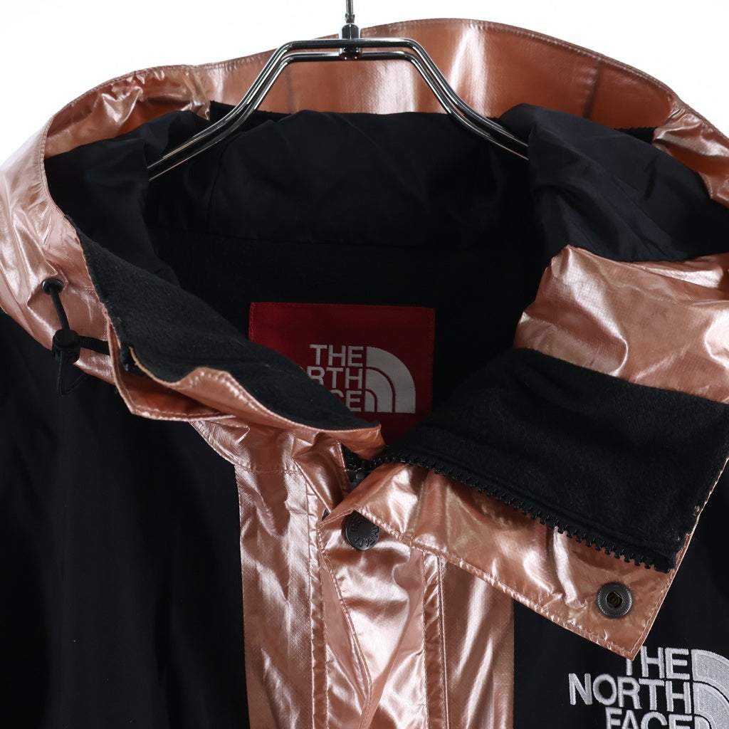 SUPREME(シュプリーム) Metallic Mountain Parka ナイロンジャケット ライトアウター ローズゴールド ピンク×ブラック #L