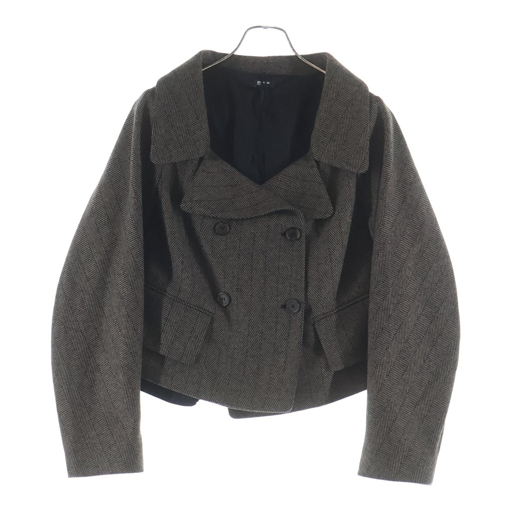 JIL SANDER NAVY(ジルサンダーネイビー) ジルサンダーネイビー ダブルブレストジャケット 36 ブラウン JDJ558CJJ006A72 レディース