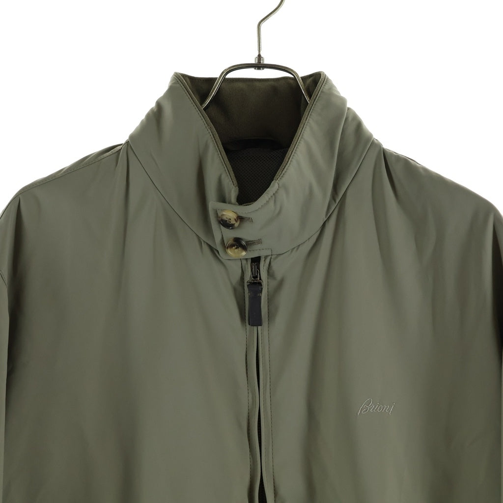 Brioni(ブリオーニ) ナイロンスウィングトップジャケット カーキ SLPZ0L