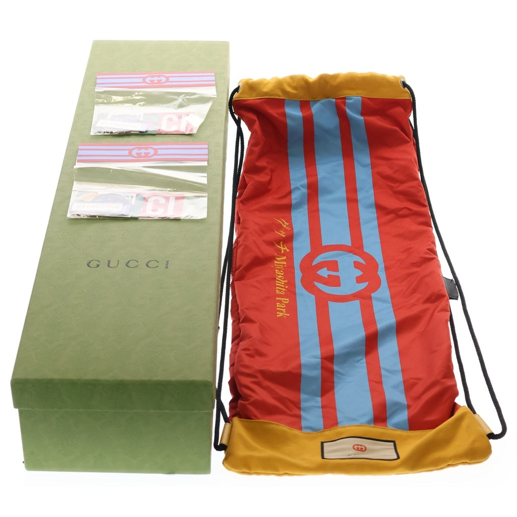 GUCCI(グッチ) ミヤシタパーク100台限定 インターロッキングG スケートボード デッキ 682448 JCGKN 6769 ブルー/レッド