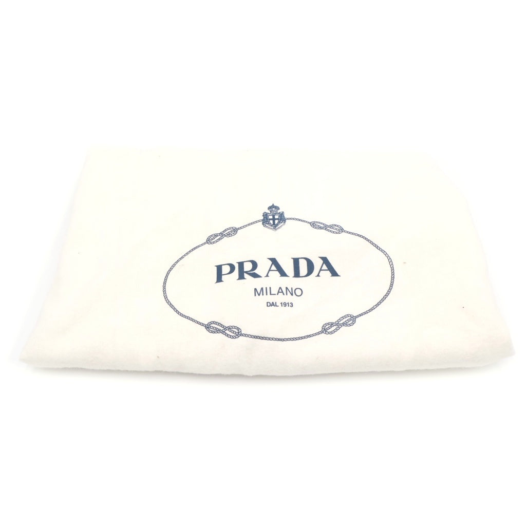 PRADA(プラダ) ボンバー テスート 2WAY ハンドバッグ ショルダーバッグ ブラック ナイロン BL0881 シルバー金具 レディース