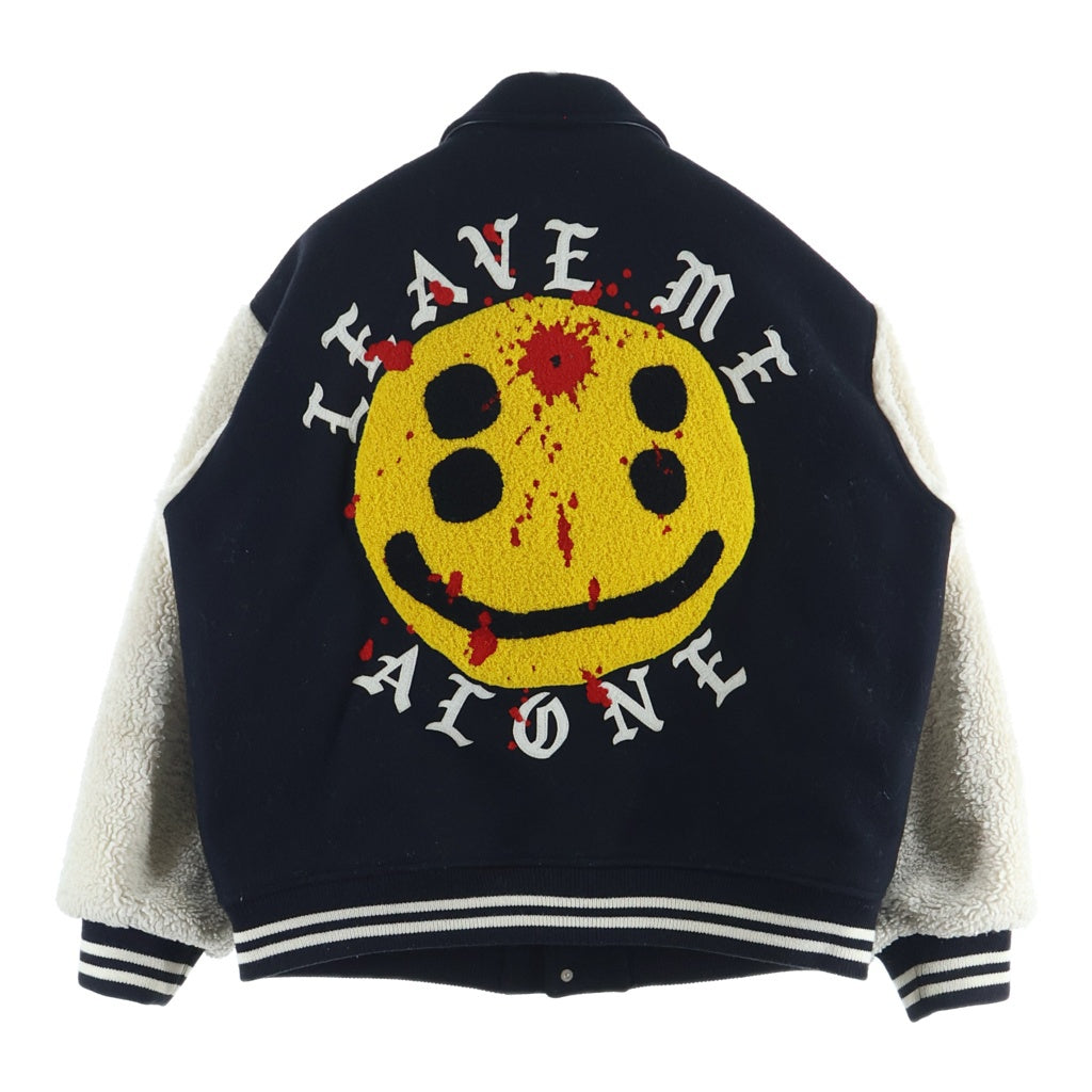 SAINT MICHAEL セントマイケル 24AW ×カクタスプラントフリーマーケット CP VARSITY JKT 刺繍 バーシティー スタジアムジャケット スタジャン ブルゾン SM-YS1-0000-C08 SAINT MICHAEL(セントマイケル) 24AW ×カクタスプラントフリー
