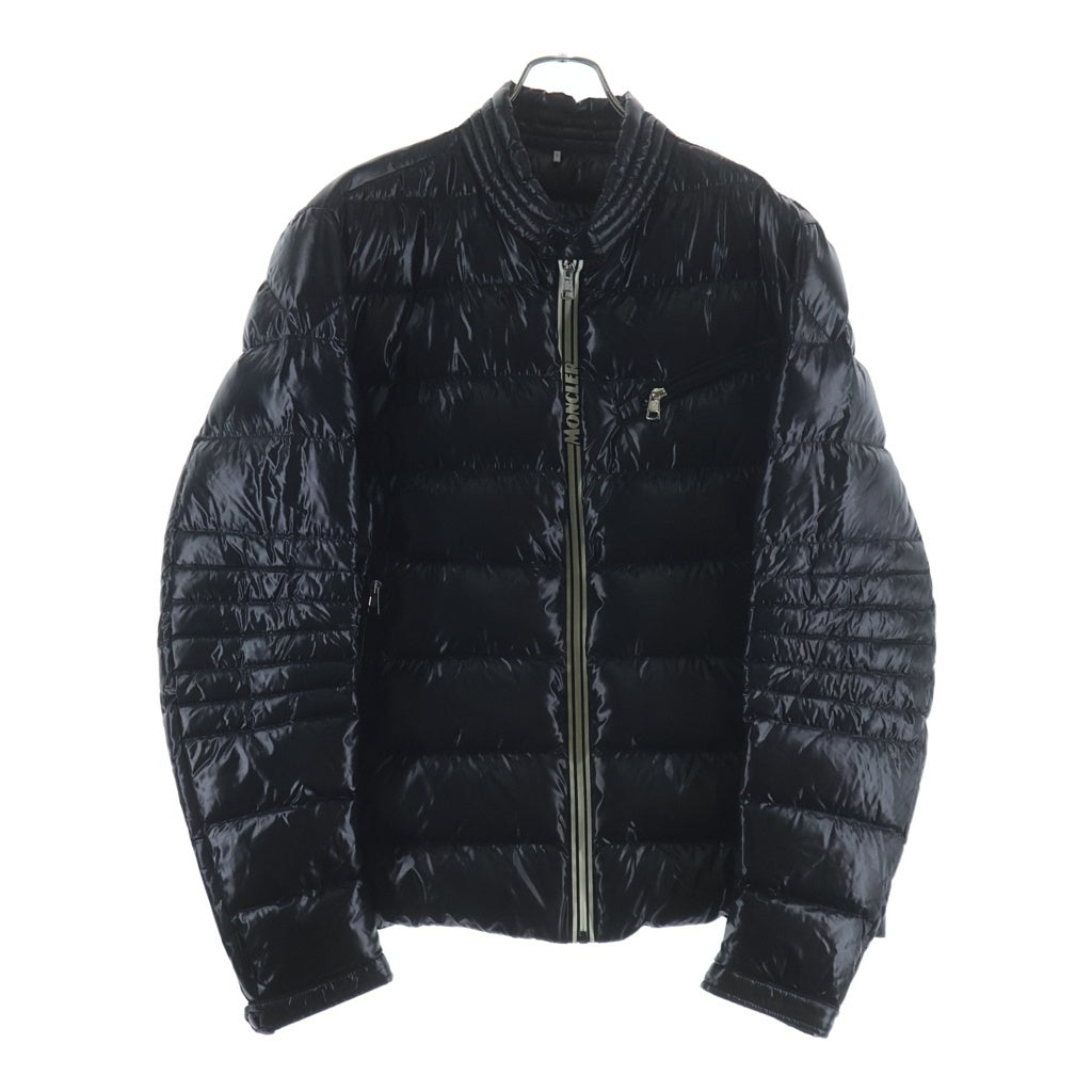 MONCLER(モンクレール) 20AW CAROUX ロゴプリント ジップアップ ダウンジャケット ブラック F20911A58100 68950