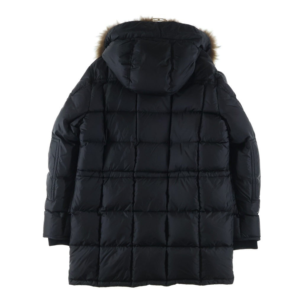 MONCLER(モンクレール) AFFTON アフトン ファーフーデッド ダウンジャケット コート ブラック 420914233025 54654