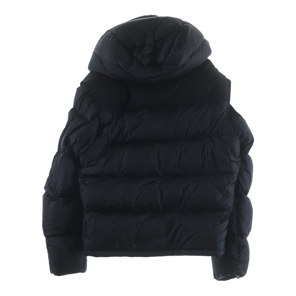 BURBERRY(バーバリー) LOCKWELL ロックウェル チェック柄切り替え 2WAY ダウンジャケット ベスト ブラック 8018731