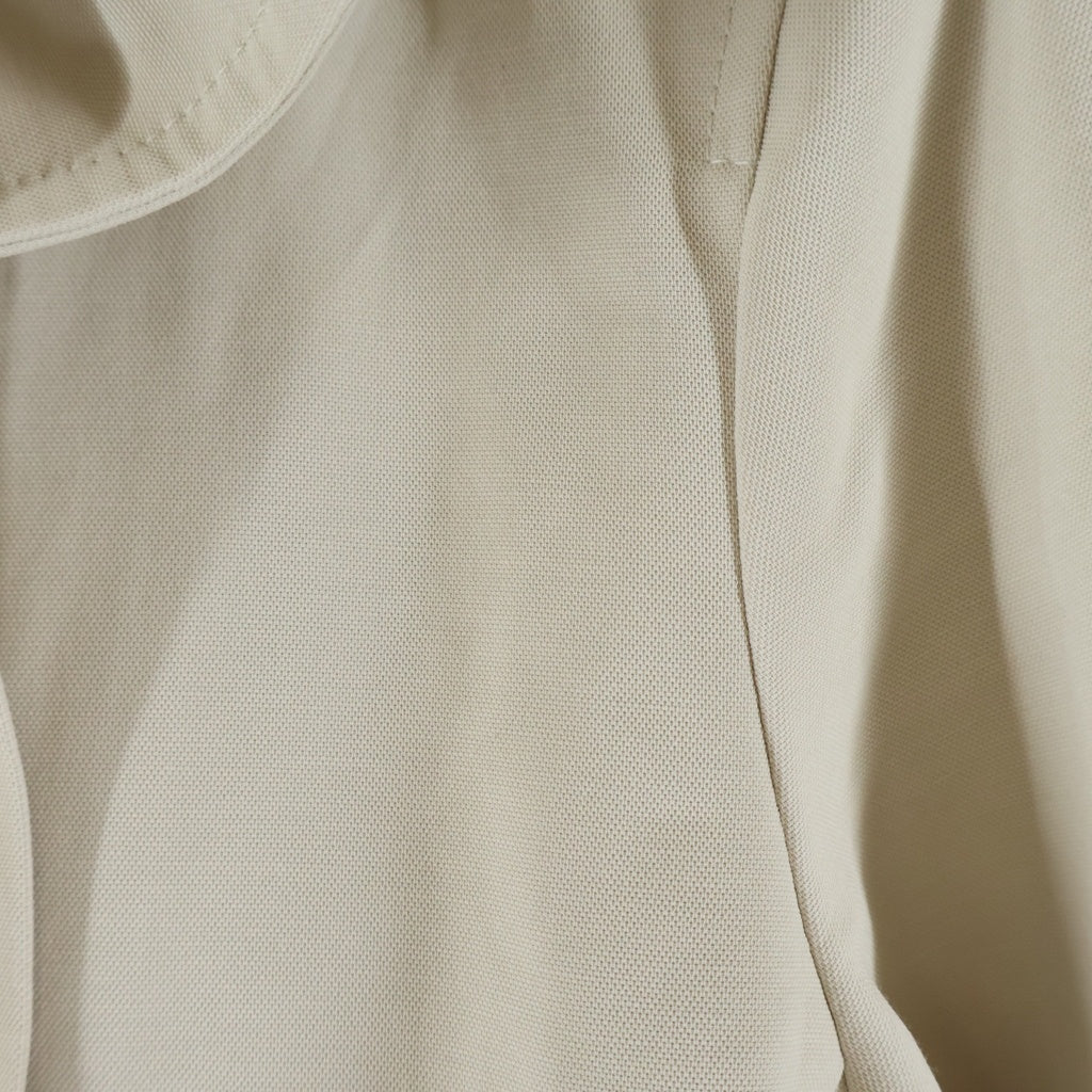 S MAX MARA(エス マックスマーラ) ダブルブレスト フーデッド ジップアップ コート アイボリー レディース