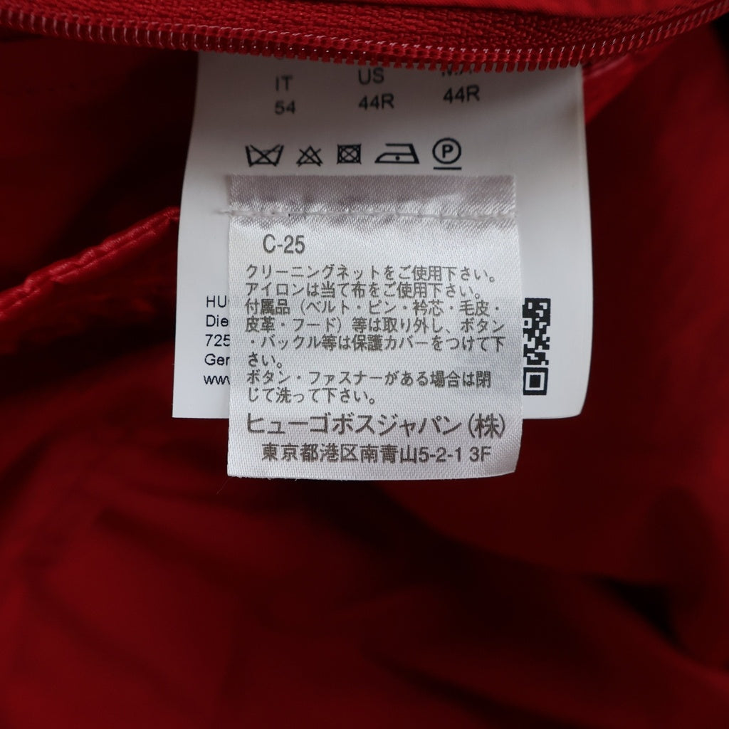 HUGO BOSS(ヒューゴボス) ナイロン ジップアップ ジャケット レッド 10214817