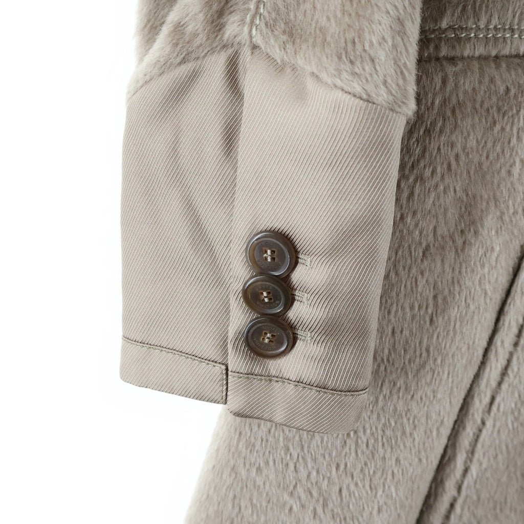 LOUIS VUITTON(ルイヴィトン) 05AW 10連ボタン ステンカラー ウールコート ベージュ レディース RW052A WHCO10WG5