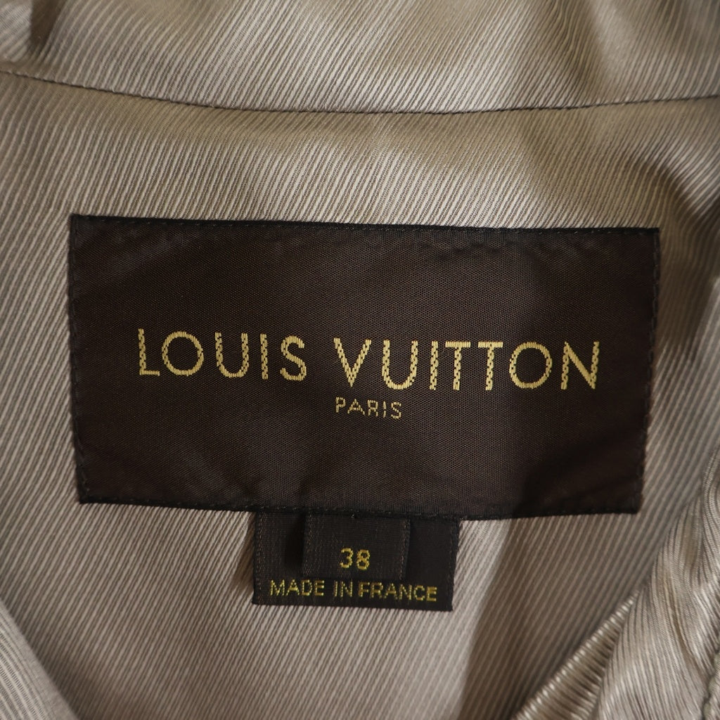 LOUIS VUITTON(ルイヴィトン) 05AW 10連ボタン ステンカラー ウールコート ベージュ レディース RW052A WHCO10WG5
