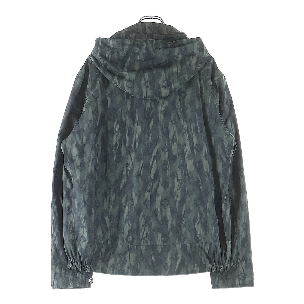 LOUIS VUITTON(ルイヴィトン) 11AW モノグラム総柄プリント ナイロン ジップアップ フーデッド ジャケット カーキ RM112M MTPK42P1L
