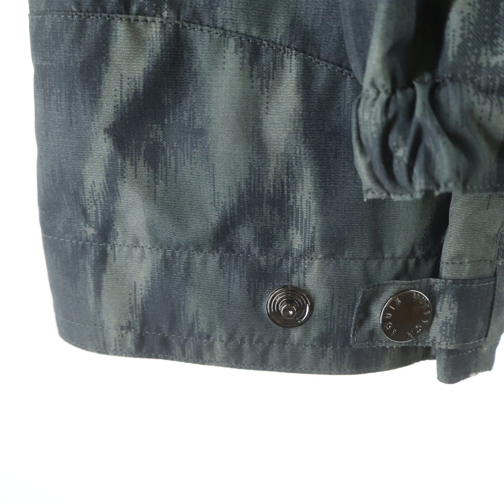 LOUIS VUITTON(ルイヴィトン) 11AW モノグラム総柄プリント ナイロン ジップアップ フーデッド ジャケット カーキ RM112M MTPK42P1L