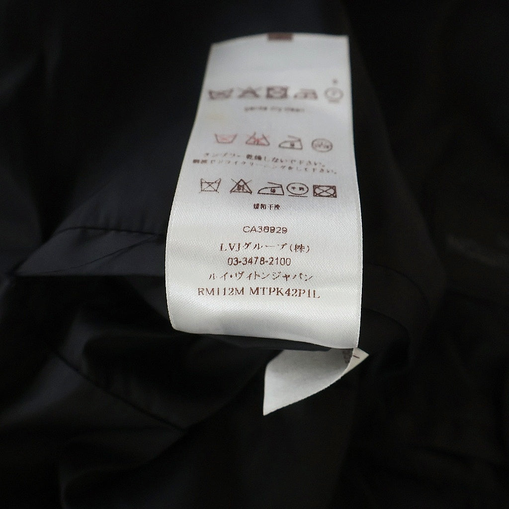 LOUIS VUITTON(ルイヴィトン) 11AW モノグラム総柄プリント ナイロン ジップアップ フーデッド ジャケット カーキ RM112M MTPK42P1L