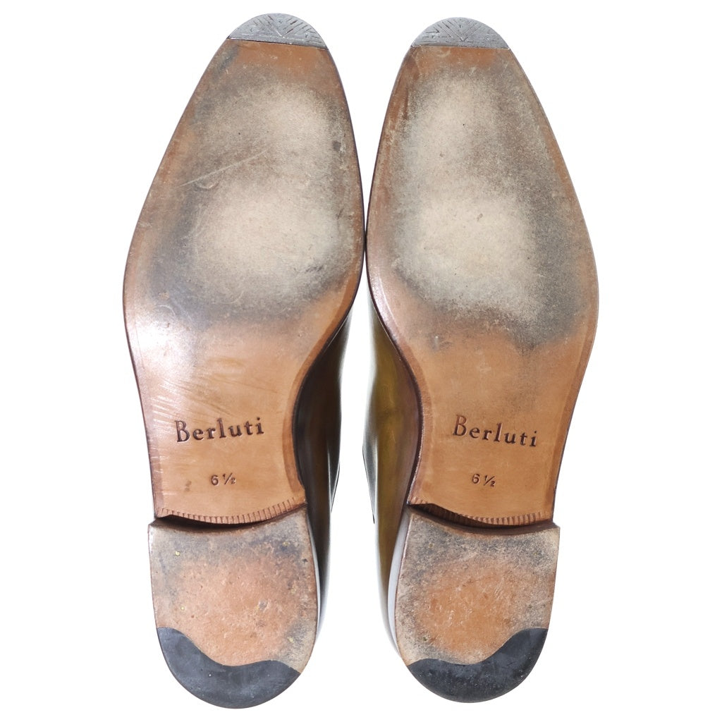 Berluti(ベルルッティ) レッサンドロ パティーヌレザー 革靴 ローファー ブラウン レザー