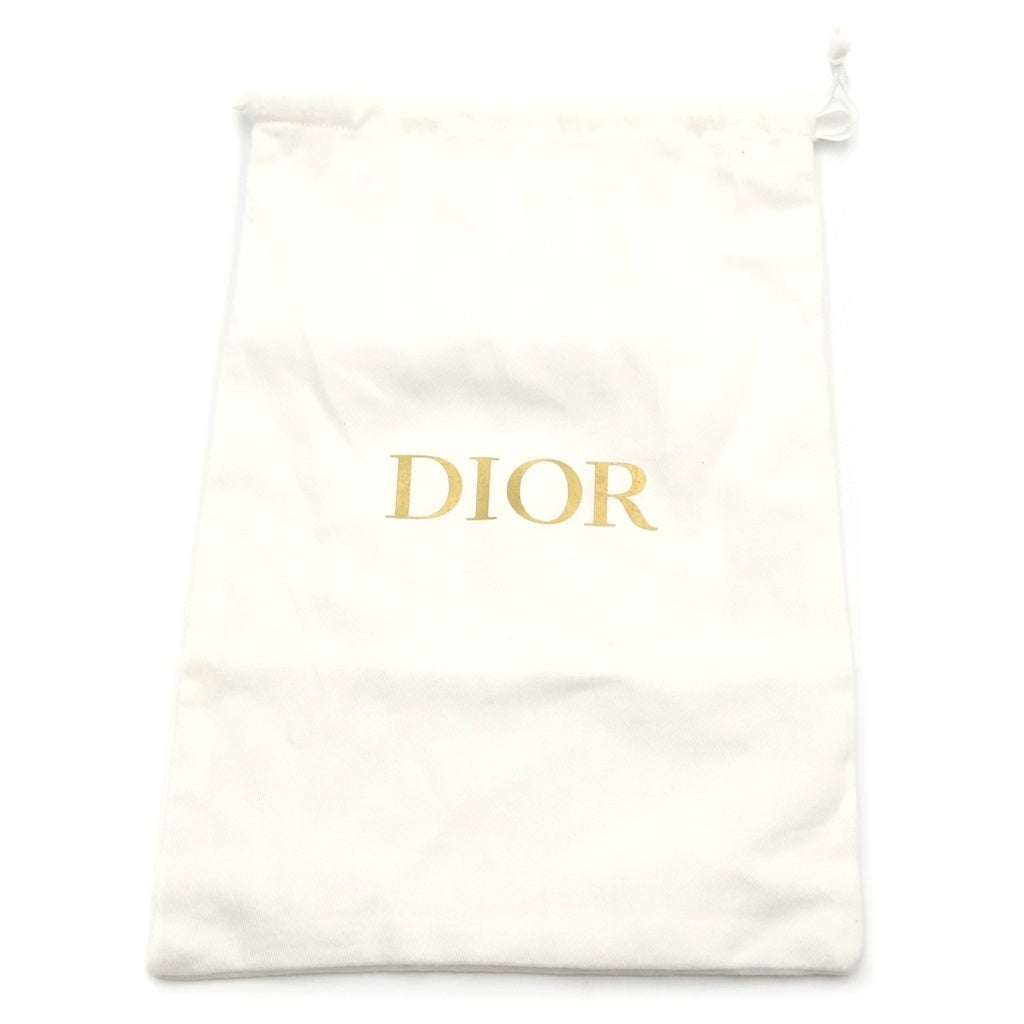 Christian Dior(クリスチャンディオール) シェモワ ミュールサンダル オブリーク ブラック×ホワイト