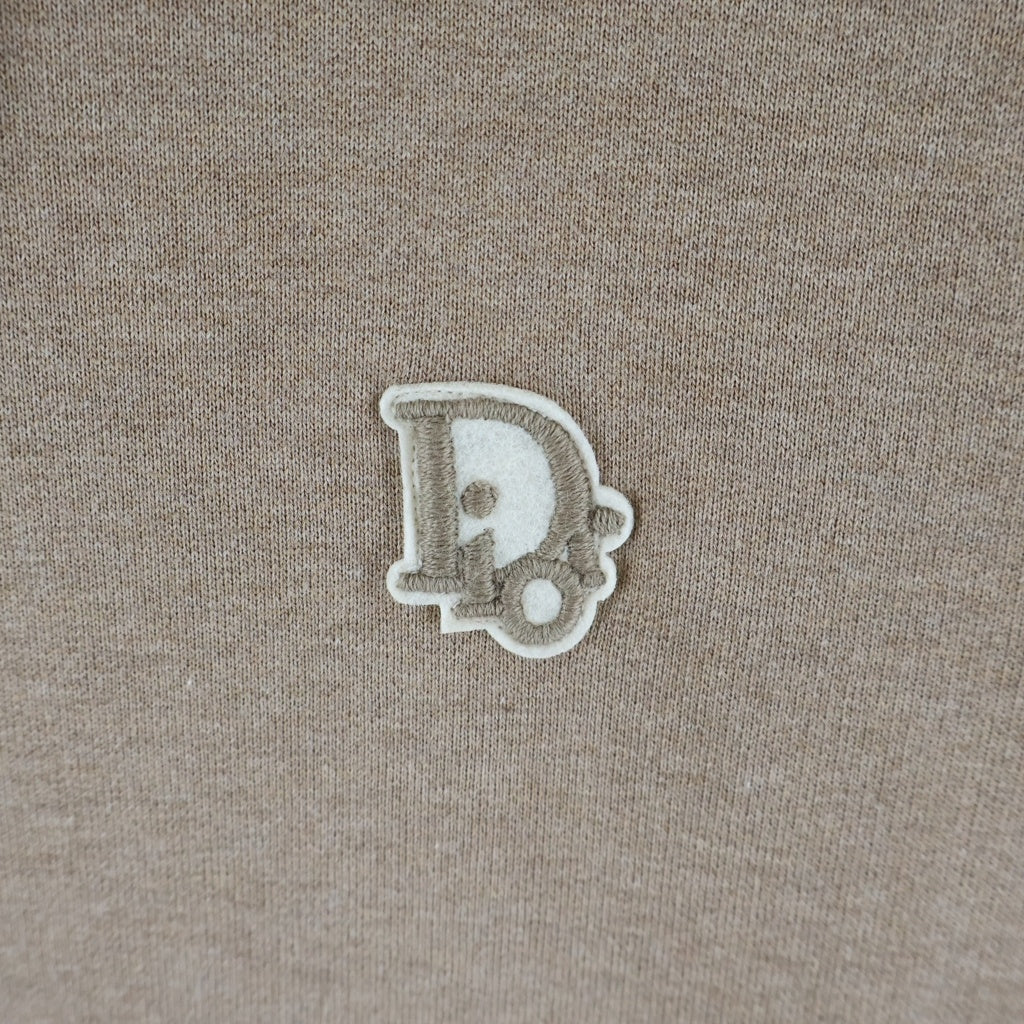 Christian Dior(クリスチャンディオール) プルオーバーパーカー フーディー ロゴ ブラウン コットン 213J640A0796