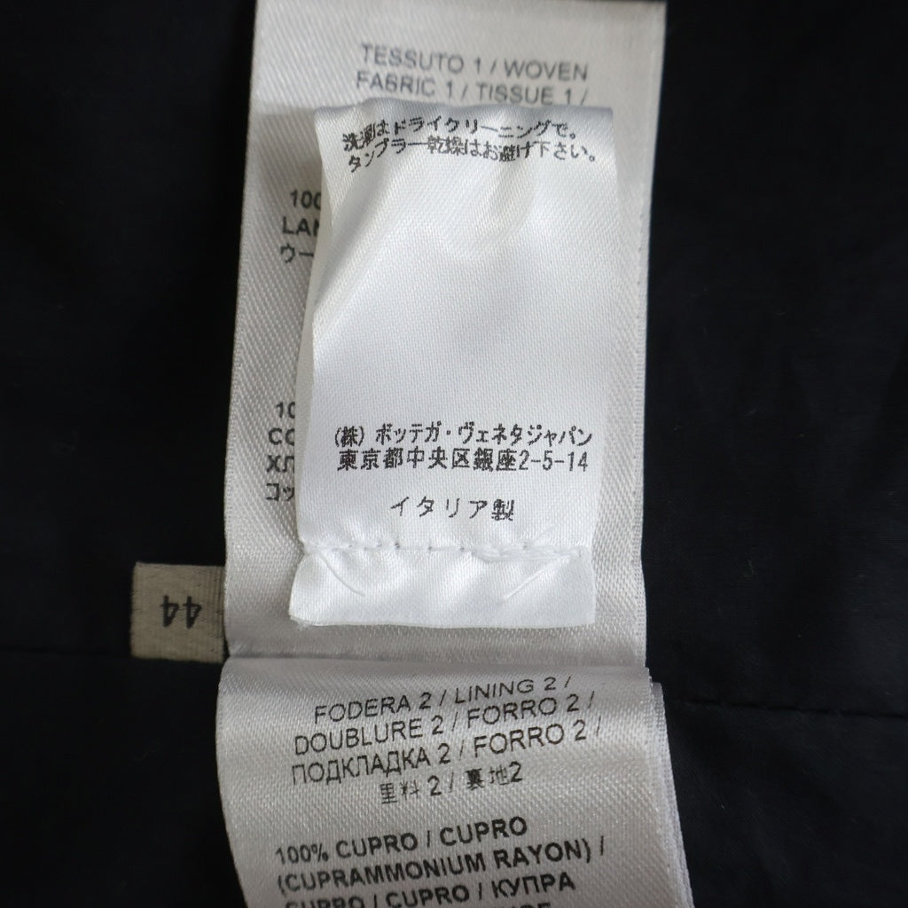 BOTTEGA VENETA(ボッテガヴェネタ) チェック総柄 ウール ピークドラペル ダブルブレスト チェスターコート グレー/グリーン