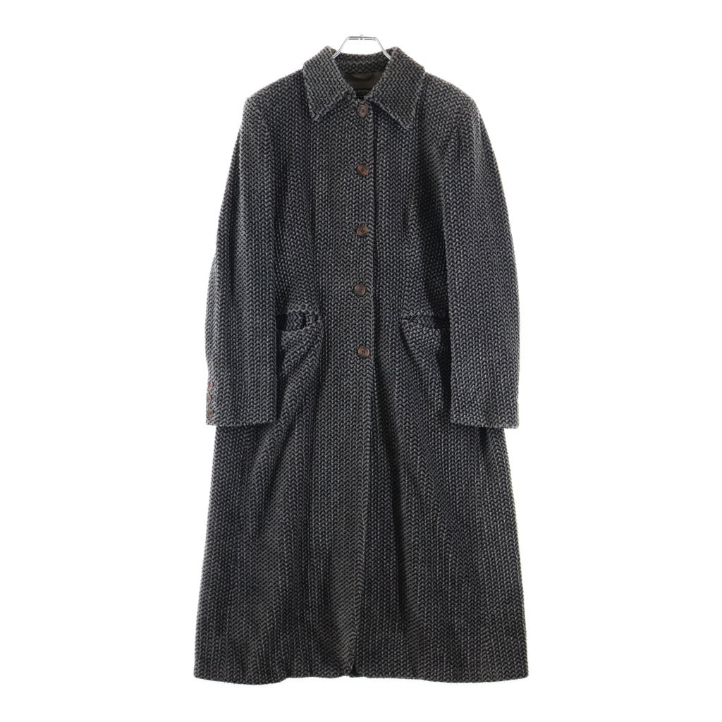 GIORGIO ARMANI(ジョルジオアルマーニ) ■ロングコート グレー コットン×ポリエステル