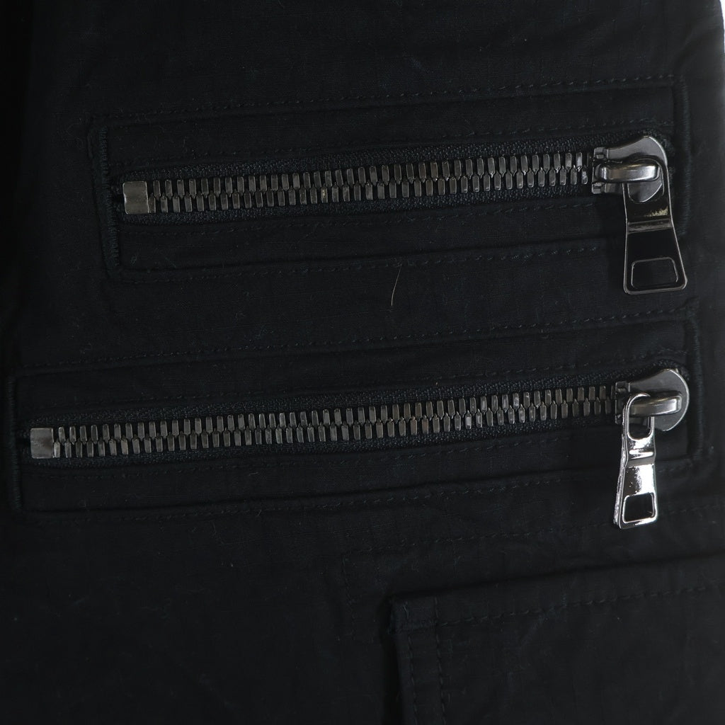 BALMAIN(バルマン) バイカー テーパード カーゴ パンツ ブラック