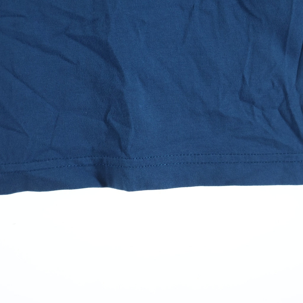 DIESEL(ディーゼル) ロゴ刺繍 クルーネック 半袖Tシャツ カットソー ブルー