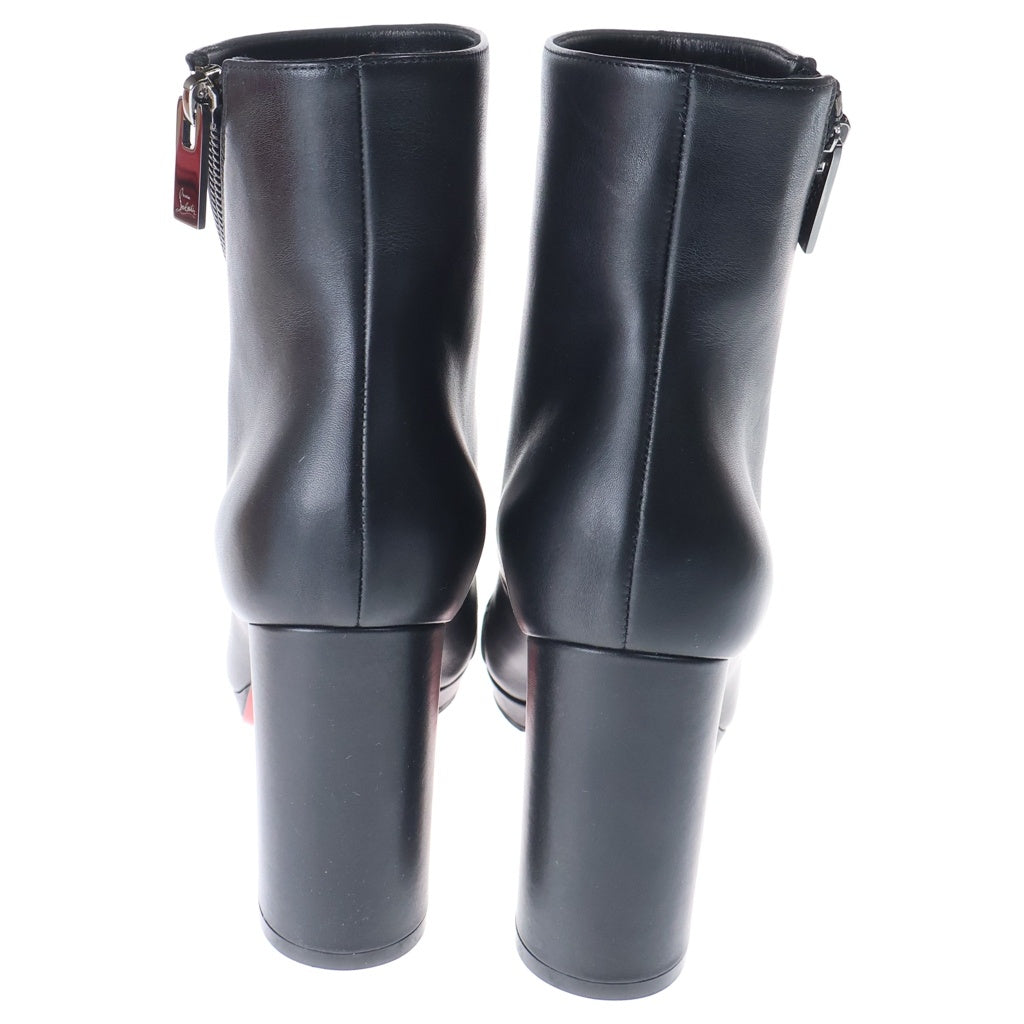 CHRISTIAN LOUBOUTIN(クリスチャンルブタン) ビルギッタ100 ヒールブーツ ブラック カーフレザー #37 1200538 レディース