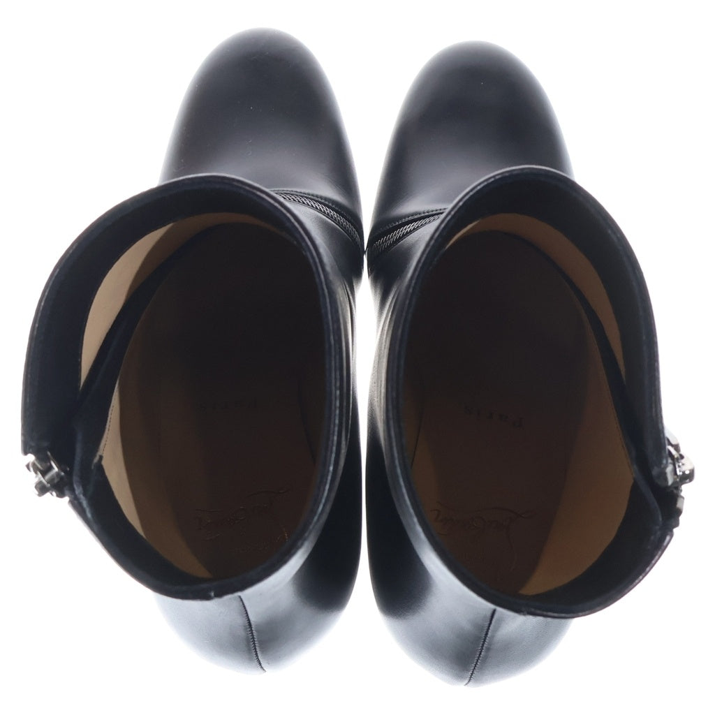 CHRISTIAN LOUBOUTIN(クリスチャンルブタン) ビルギッタ100 ヒールブーツ ブラック カーフレザー #37 1200538 レディース