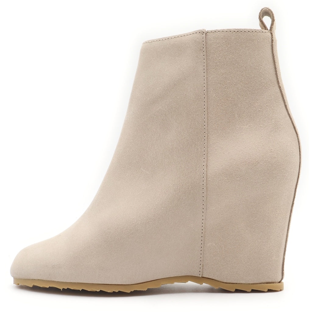 MM6 Maison Margiela(エムエムシックスメゾンマルジェラ) サイドジップスエード ブーツ 37 グレー S40WU0045 レディース