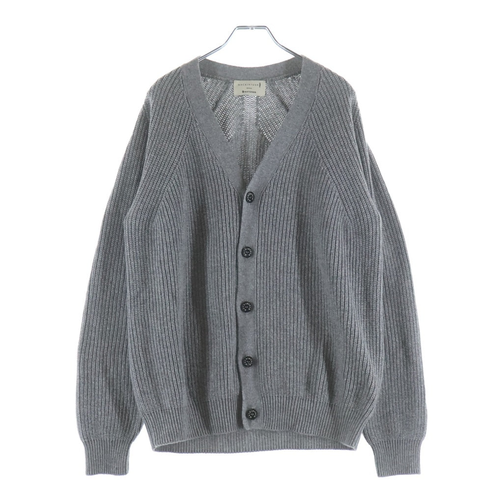 MACKINTOSH(マッキントッシュ) ×BATONER バトナー カシミヤニット 長袖カーディガン グレー レディース