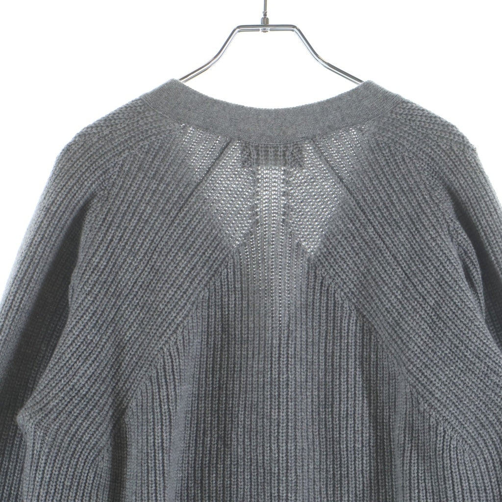 MACKINTOSH(マッキントッシュ) ×BATONER バトナー カシミヤニット 長袖カーディガン グレー レディース