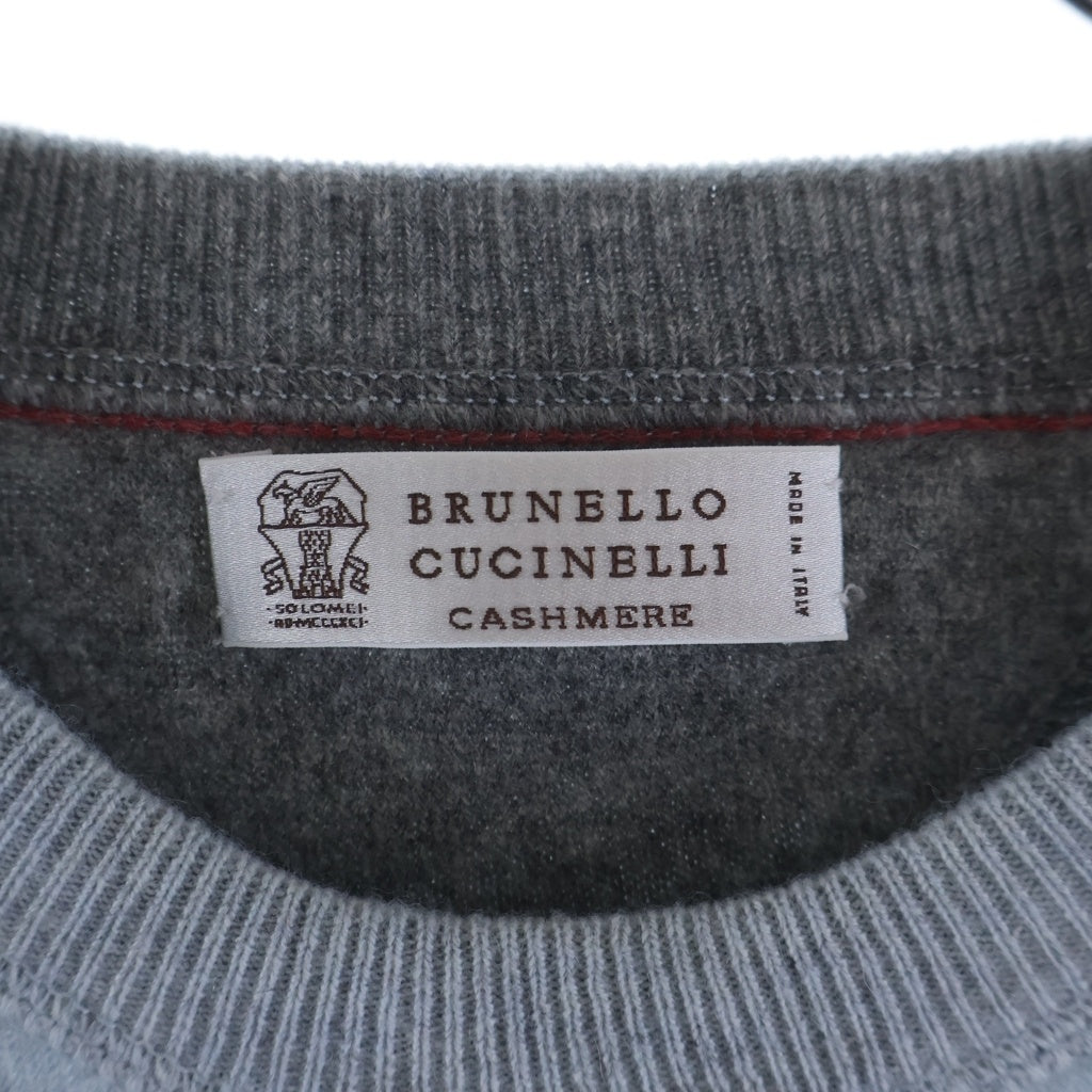 BRUNELLO CUCINELLI(ブルネロクチネリ) ニット グレー カシミア #48 レディース