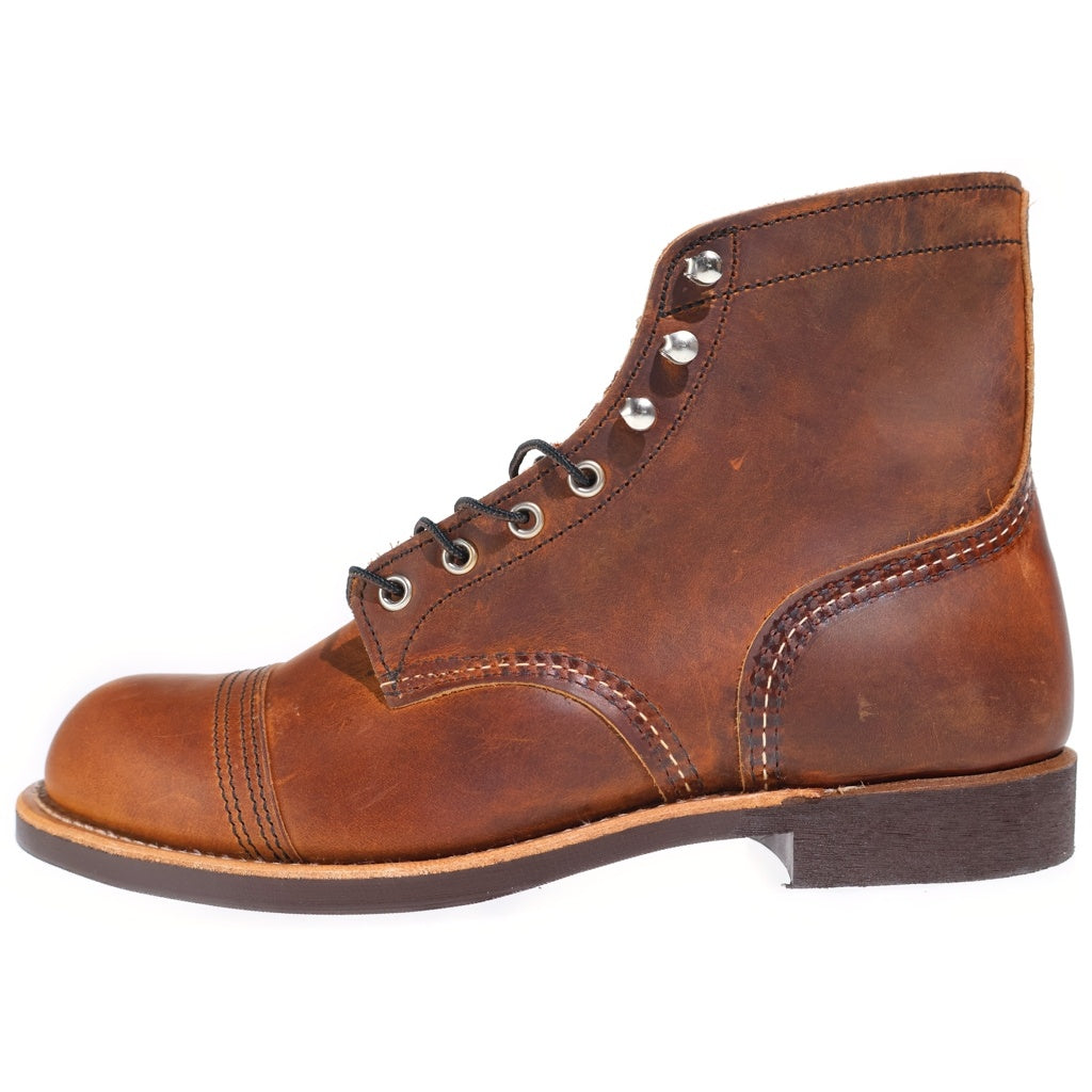 RED WING(レッド ウイング) アイアンレンジャー レザー レースアップ ショート ブーツ ブラウン 8085
