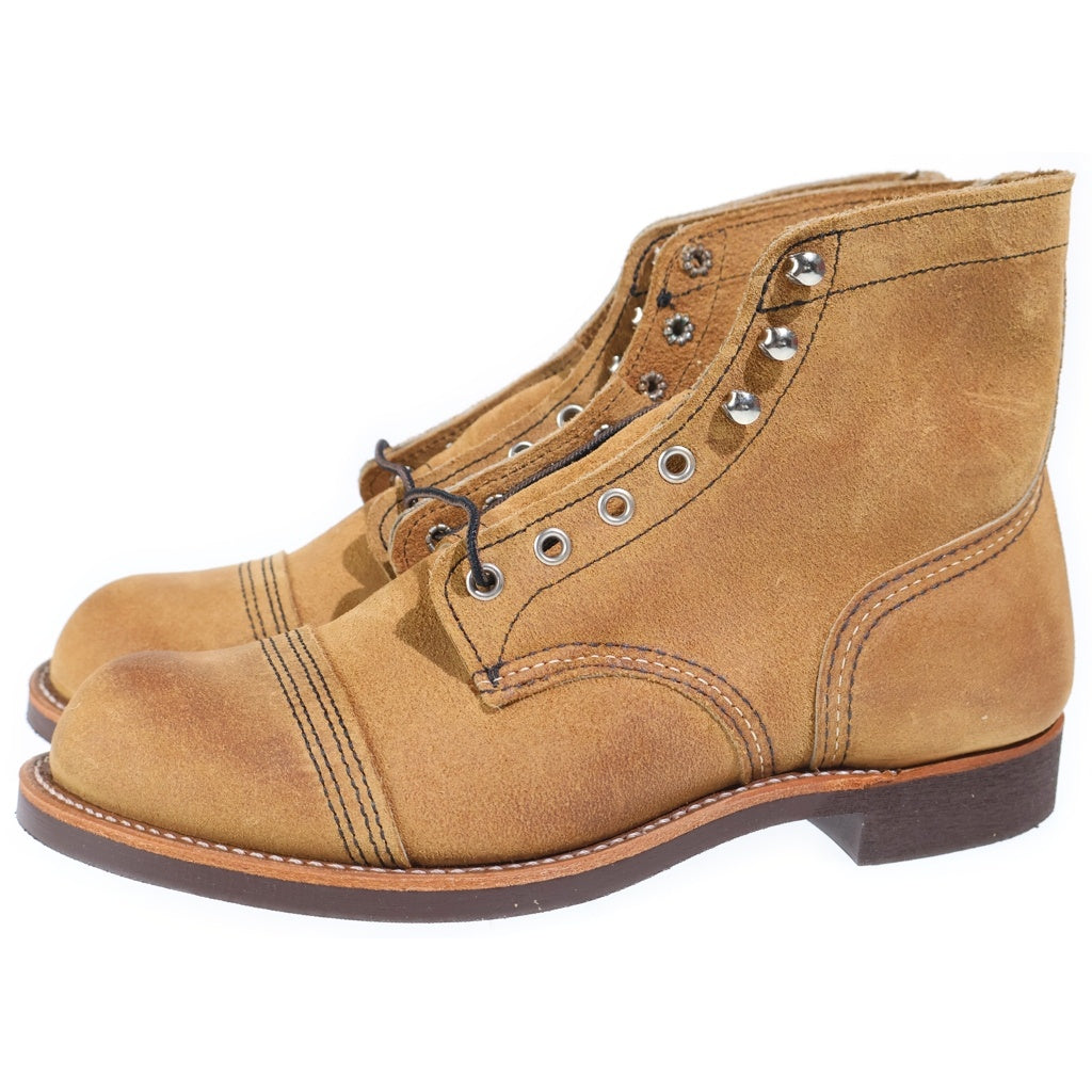 RED WING(レッド ウイング) アイアンレンジャー レザー レースアップ ショート ブーツ ブラウン 8083