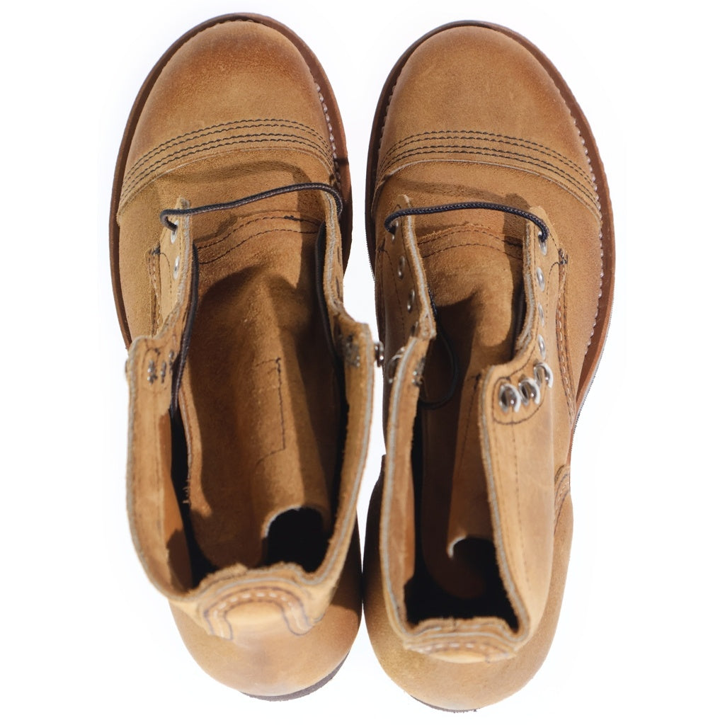 RED WING(レッド ウイング) アイアンレンジャー レザー レースアップ ショート ブーツ ブラウン 8083