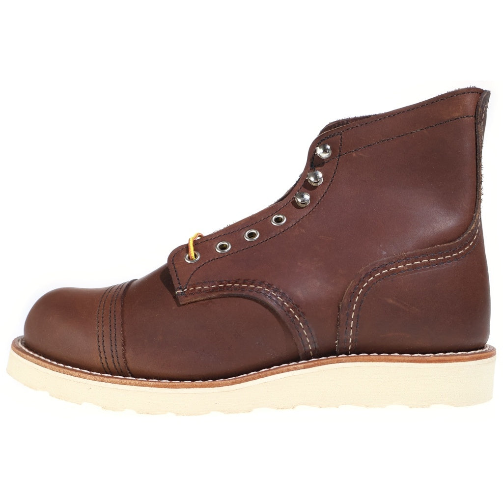 RED WING(レッド ウイング) アイアンレンジャー トラクショントレッド レザー レースアップ ショート ブーツ ブラウン 8088