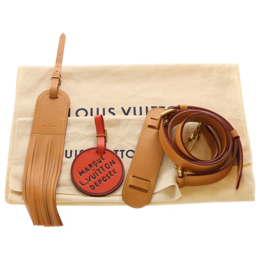 LOUIS VUITTON(ルイヴィトン) ルイヴィトン キーポル・バンドリエール25 モノグラム 2024AWメンズデフィレ ハンドバッグ レザー×PVC M11542 ゴールド金具 レディース