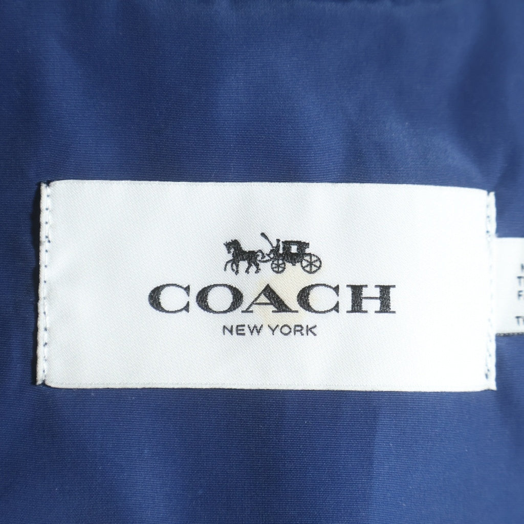 COACH(コーチ) カモフラナイロンジャケット ブルー #S F56273