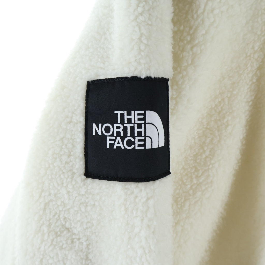 THE NORTH FACE(ザノースフェイス) ロゴ刺繍 ボアフリース ジップアップジャケット ホワイト NJ4FL50J